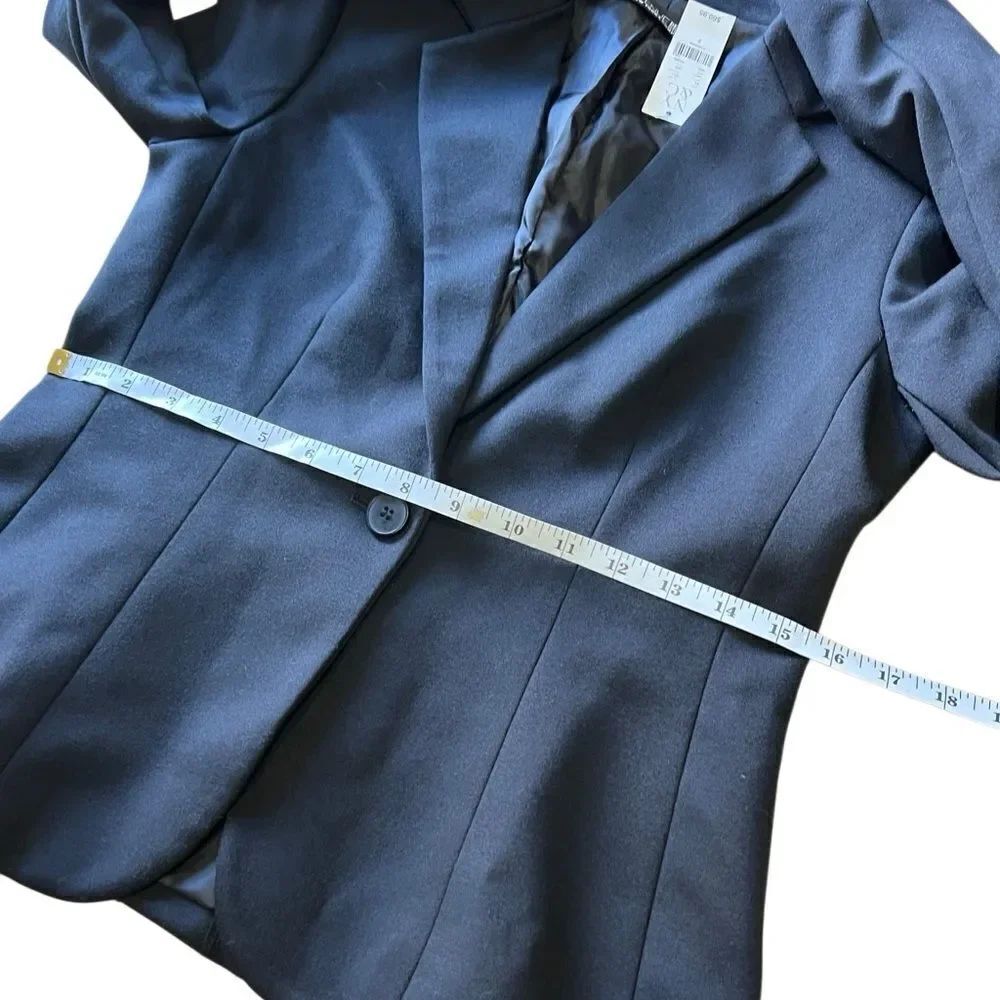 7th Avenue New York & Co. blazer one button black size 2 - Picture 12 of 16